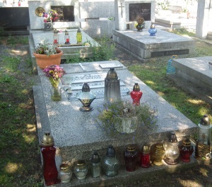 Grób Jana Weyssenhoffa na Cmentarzu Rakowickim 12.08.2010