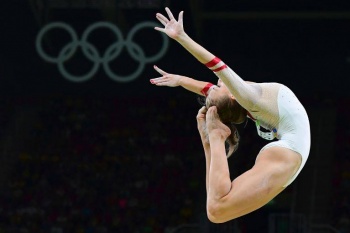 Katarzyna Jurkowska-Kowalska podczas wystepu na Igrzyskach Olimpijskich w Rio de Janeiro 2016.