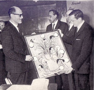 Karykatura dla Mistrzów Polski 1964