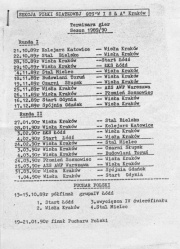 Terminarz sezonu 1989/1990.