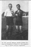 Reyman jako kapitan przed meczem na IO 1924