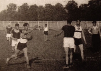 Mecz szczypiorniaka w 1931 roku