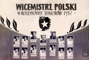 Wicemistrzowie Polski Juniorów 1961.