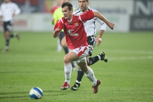 Marek Zieńczuk w pierwszym komplecie w sezonie 2007/2008