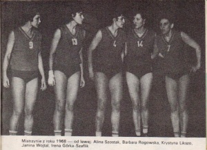 Koszykarki w 1968 roku