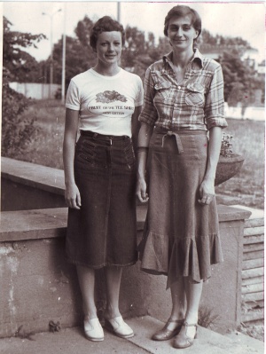 Halina Jakóbczak (z prawej) i Grażyna Seweryn
