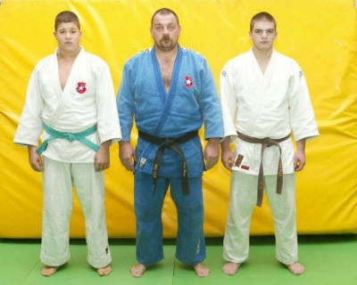 Oskar Romaniuk, trener Piotr Weiss, Rafał Filek